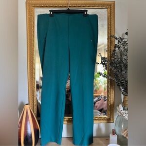 Chico's Rich Teal Straight Leg Pants